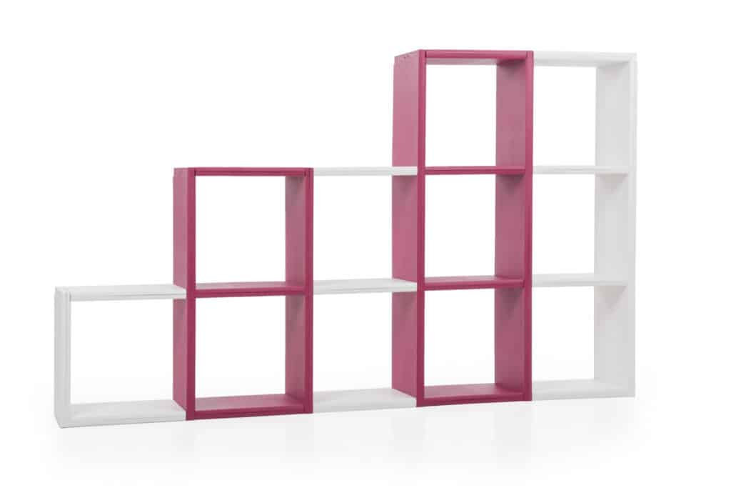 Tablette Rose poudrée - CLIKUBE - meuble cube modulable