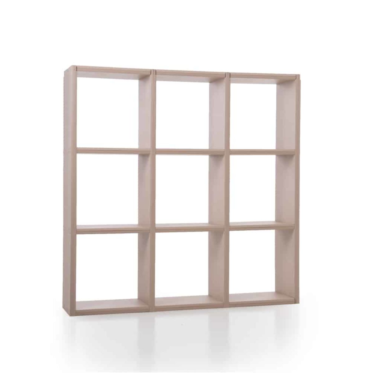 Petite Bibliothèque Alinéa K9 - 9 Cases Couleur Wengé - Bon état