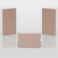 montant et tablette clikube beige