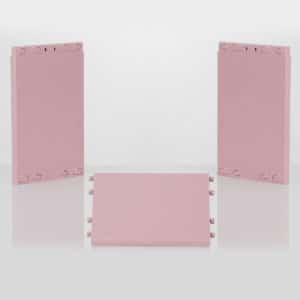 montant et tablette clikube rose poudré